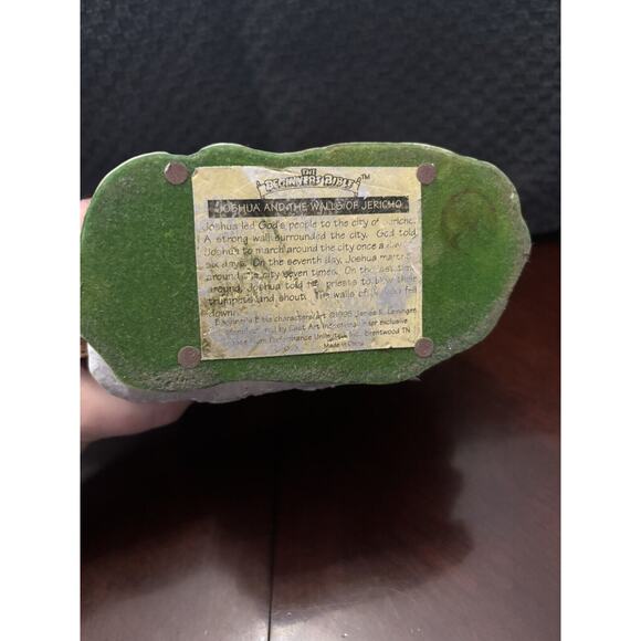 The Beginners‎ Bible Ceramic Figurine Joshua And The Walls Of Jericho 1995 - Picture 5 of 5